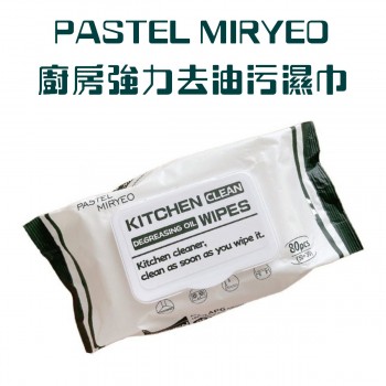 PASTEL MIRYEO 廚房強力去油污濕巾 (80片)