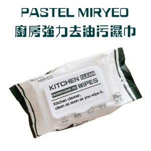 PASTEL MIRYEO 厨房強力去油污湿巾 (80片)