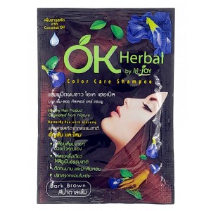 OK草本染髮洗髮水 (啡黑色)